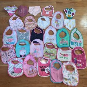 Girls Bib Lot